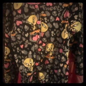 LOONEY TUNES ONE PIECE PAJAMA OUTFIT/PRE-OWNED*